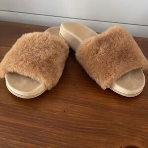 Jenni Kayne Shearling Slide Sandal